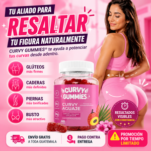 Curvi Gummies® PREMIUM 💃 ¿Quieres curvas que hablen por sí solas?